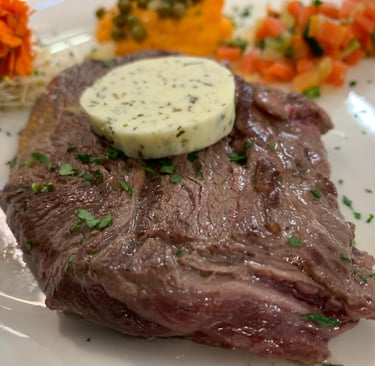 Alce con mantequilla "Maître d'Hôtel