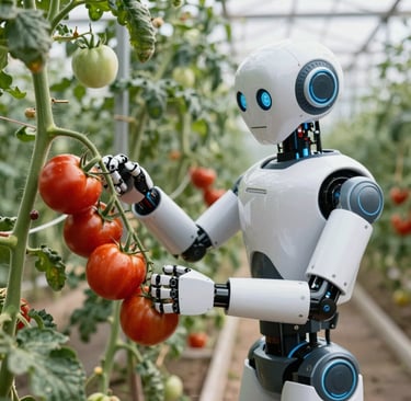 Agente de IA siendo agricultor