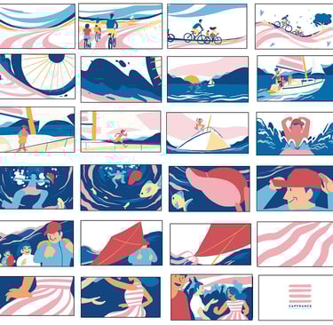 Storyboard animation traditionnelle FEVR Motion Design et Animation Paris motion graphic design agen