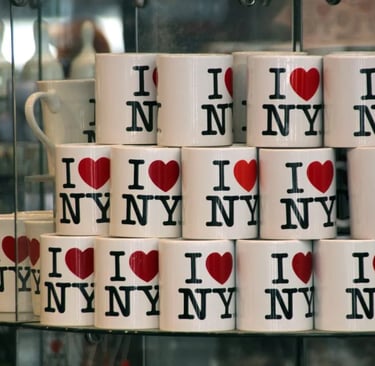 I Love New York Logo Glaser Mugs FEVR Motion Graphics Services New York
