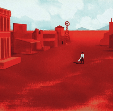 2D traditional animation western illustration tennis sport frame by frame animation by FEVR