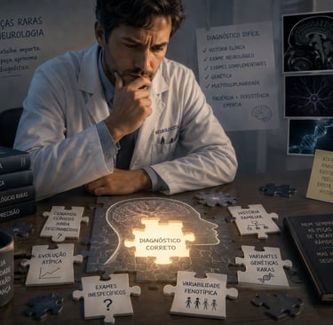 Doenças Raras; Diagnóstico; Neurologia; Neurogenética; Doenças Neuromusculares