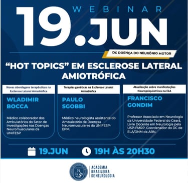ELA; Esclerose Lateral Amiotrófica; Doença do Neurônio Motor