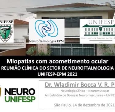 Miopatias com acometimento ocular; neuro-oftalmologia 