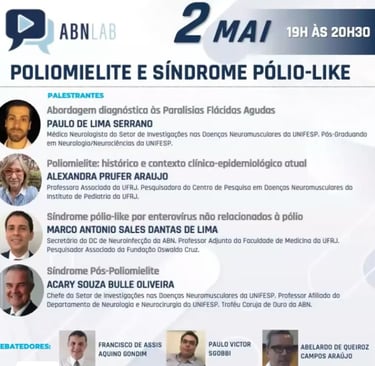 Poliomielite; Síndrome Pós-Poliomielite; Síndrome pólio-like