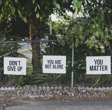 We all struggle and when we do, we need help. That's the job of a Christian--helping others