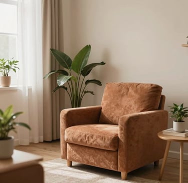 Bright living room with modern inventory