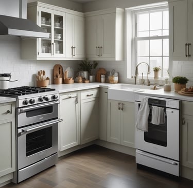 A stylish display of fashionable clothing and accessories.