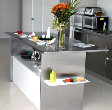 Contemporary design with minimalist lines and seamless integration.