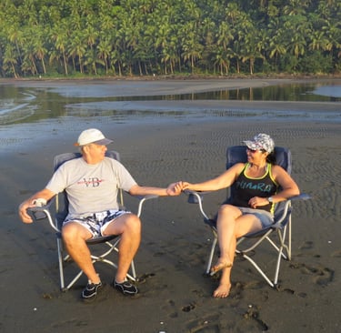 retired on the beach in the philippines