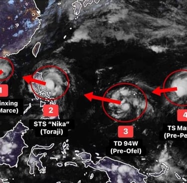 typhoon season in the western pacific