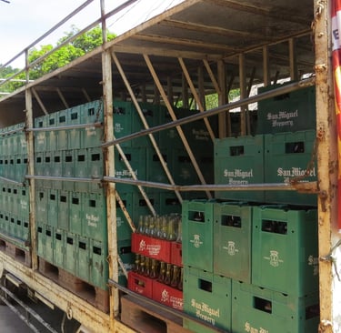 San Miguel Beer Truck