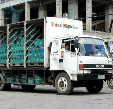 San Miguel Beer Truck Philippines