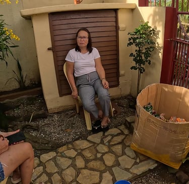 Christmas Candy Handouts in the Philippines