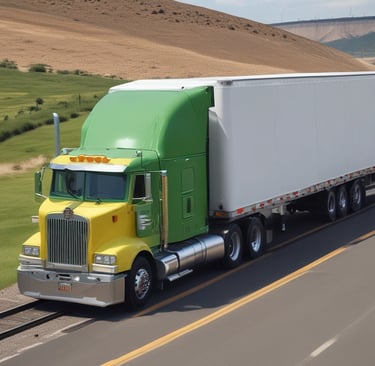 A cargo ship loaded with colorful shipping containers sailing under a clear blue sky.