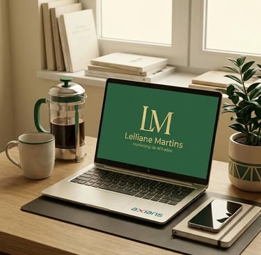 Área de trabalho LM marketing de afiliados 