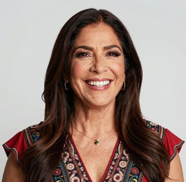 woman wearing black crew-neck shirt