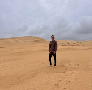 Te paki sand dunes de northland ,nueva zelanda