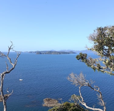 bay of islands en nueva zelanda desde russell