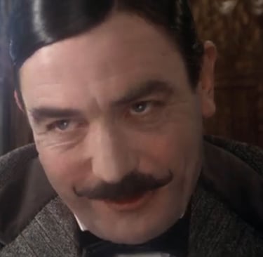 Albert Finney as Hercules Poirot