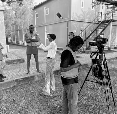 behind the scenes of a corporate documentary