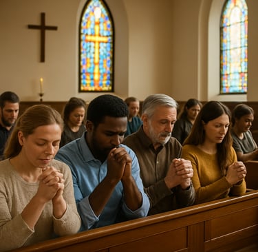 man in white t-shirt holding babys hand