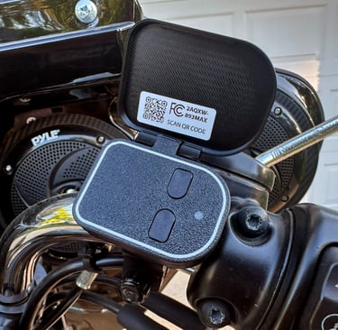 Small Remote 2 Buttons for 3 Garage Door Openers.