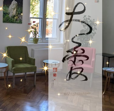 Jede Tao Kalligrafie trägt eine besonderes Lichtfeld in sich