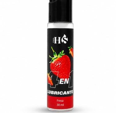 Lubricante íntimo 4 en 1 sabor fresa 30 ml | Sheixy Shop