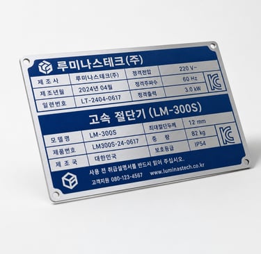 알루미늄1T/UV인쇄/사방타공