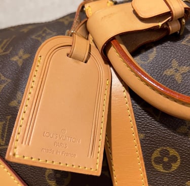 designer laukun yksityiskohta