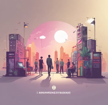 A vibrant crowd enjoying an outdoor music festival under colorful lights at dusk.