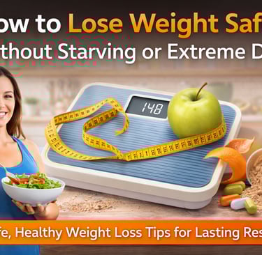 How to Lose Weight Safely Without Starving or Extreme Diets
