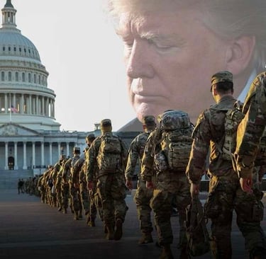 Trump create war to stop elections