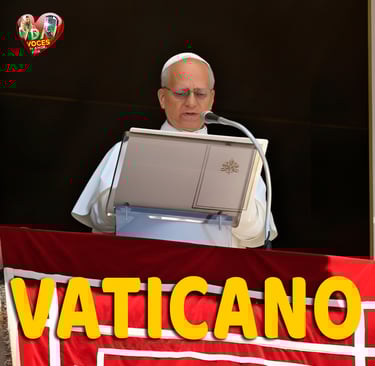 El papa Leon XIV en la sección del Vaticano de la página Voces de amor y vida