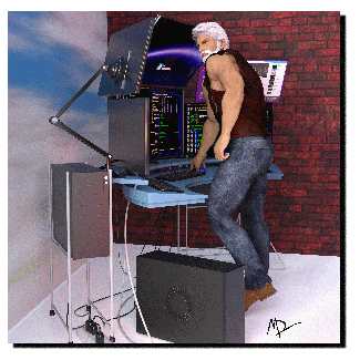 example of 12x12 art print signed