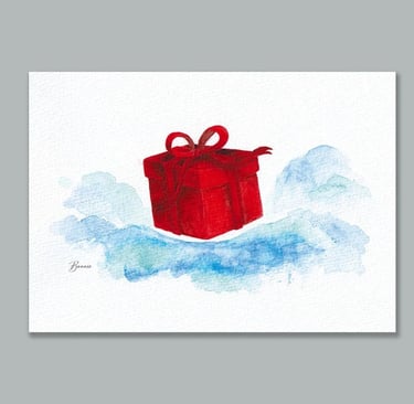 iagape x inHim watercolor postcards present