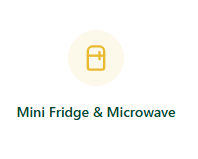 Mini Fridge & Microwave 