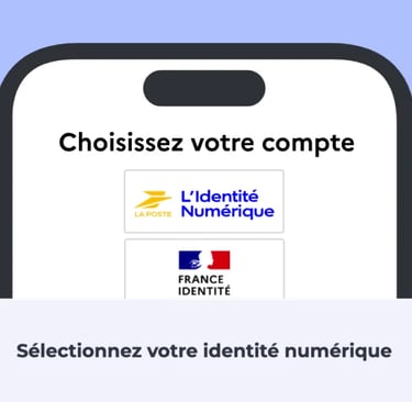 Sélectionnez votre identité numérique
