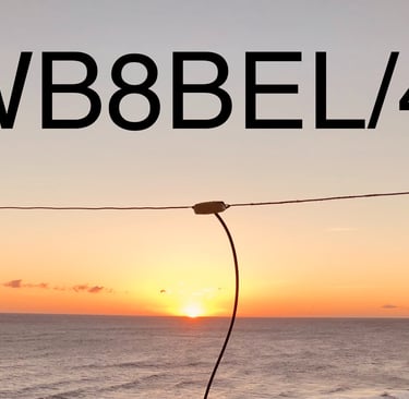 Atlantic Ocean Sunrise with 20M Dipole