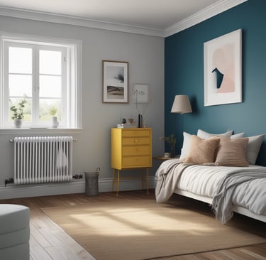 Bright living room with modern inventory