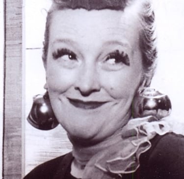 Beryl Reid as Marlene in the post-war radio comedy Educating Archie