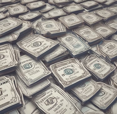 A person analyzing financial charts on a laptop in a cozy home office.