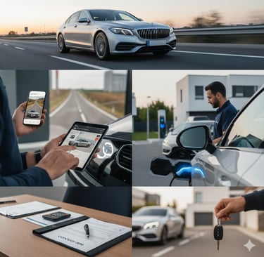 Convoyage professionnel de voiture d'occasion haut de gamme lors d'un achat à distance