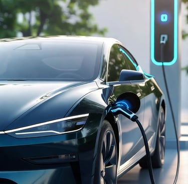 Livraison et recharge d'une voiture électrique d'occasion par un convoyeur Convoi-RM