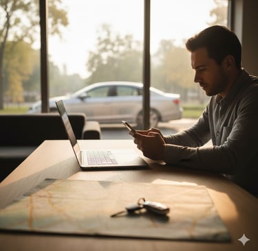 Planification du transport d'un véhicule : choisir entre convoyage et plateau.