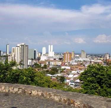 vista desde barrio san Antonio Cali