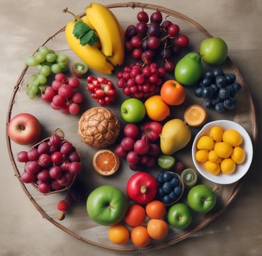 Cover of the 'Super Alimentos Antienvelhecimento' e-book showing vibrant fruits and vegetables.