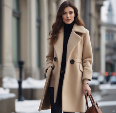 A vibrant street style look featuring bold colors.