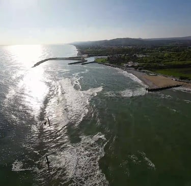 Vista  aerea Roseto degli Abruzzi